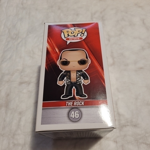 WWE THE ROCK Funko POP # 46 - Picture 14 of 15